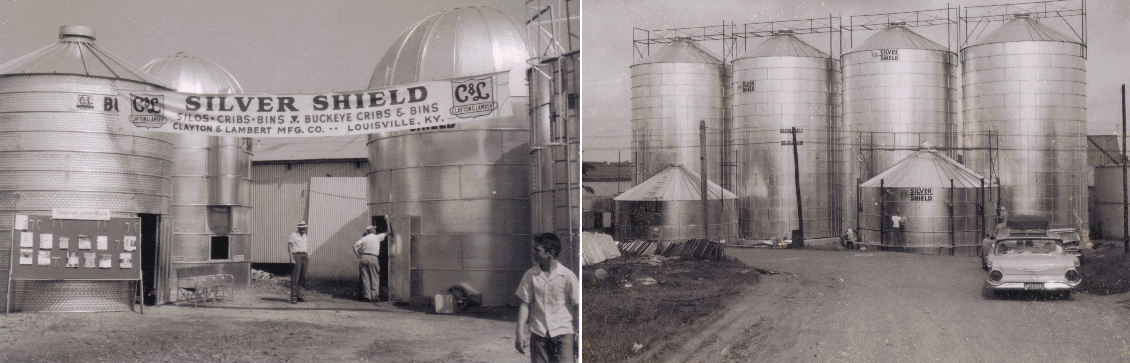 Grain Bins Hopper Bins C&L Silver Shield Smooth Wall Grain Storage